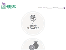 Tablet Screenshot of pennock.com